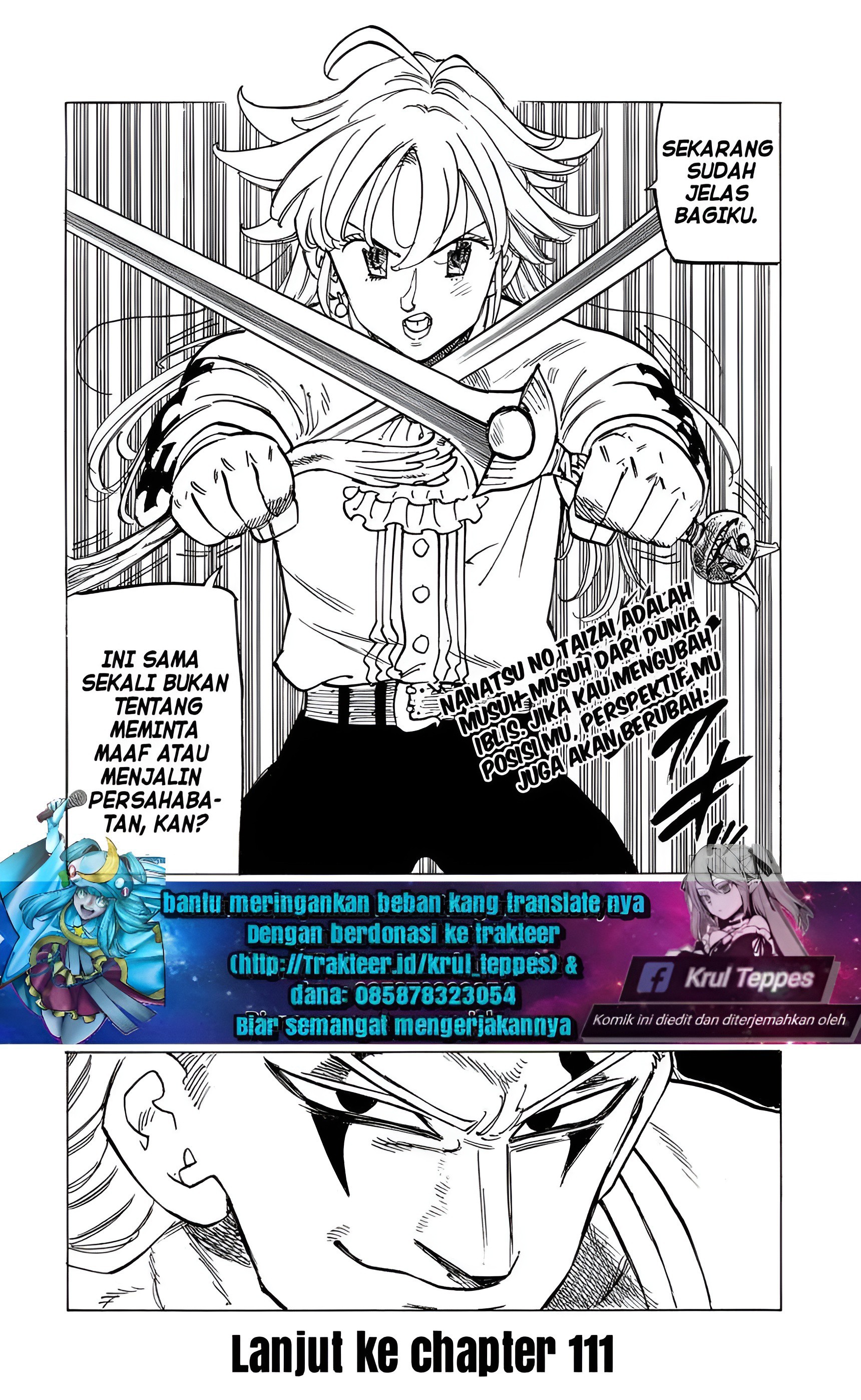 Halaman 21 dari Mokushiroku no Yonkishi Chapter 110