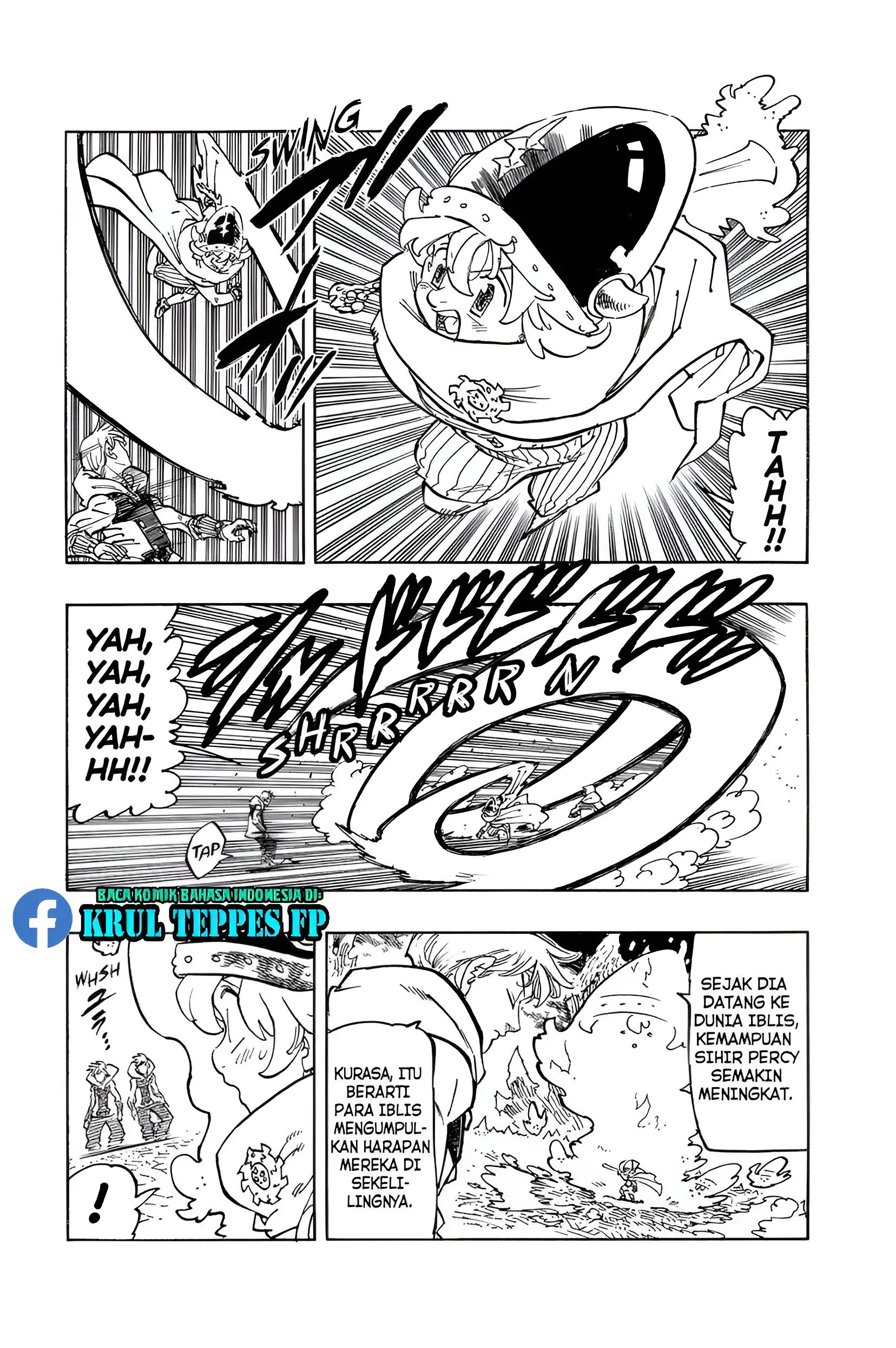 Halaman 5 dari Mokushiroku no Yonkishi Chapter 110