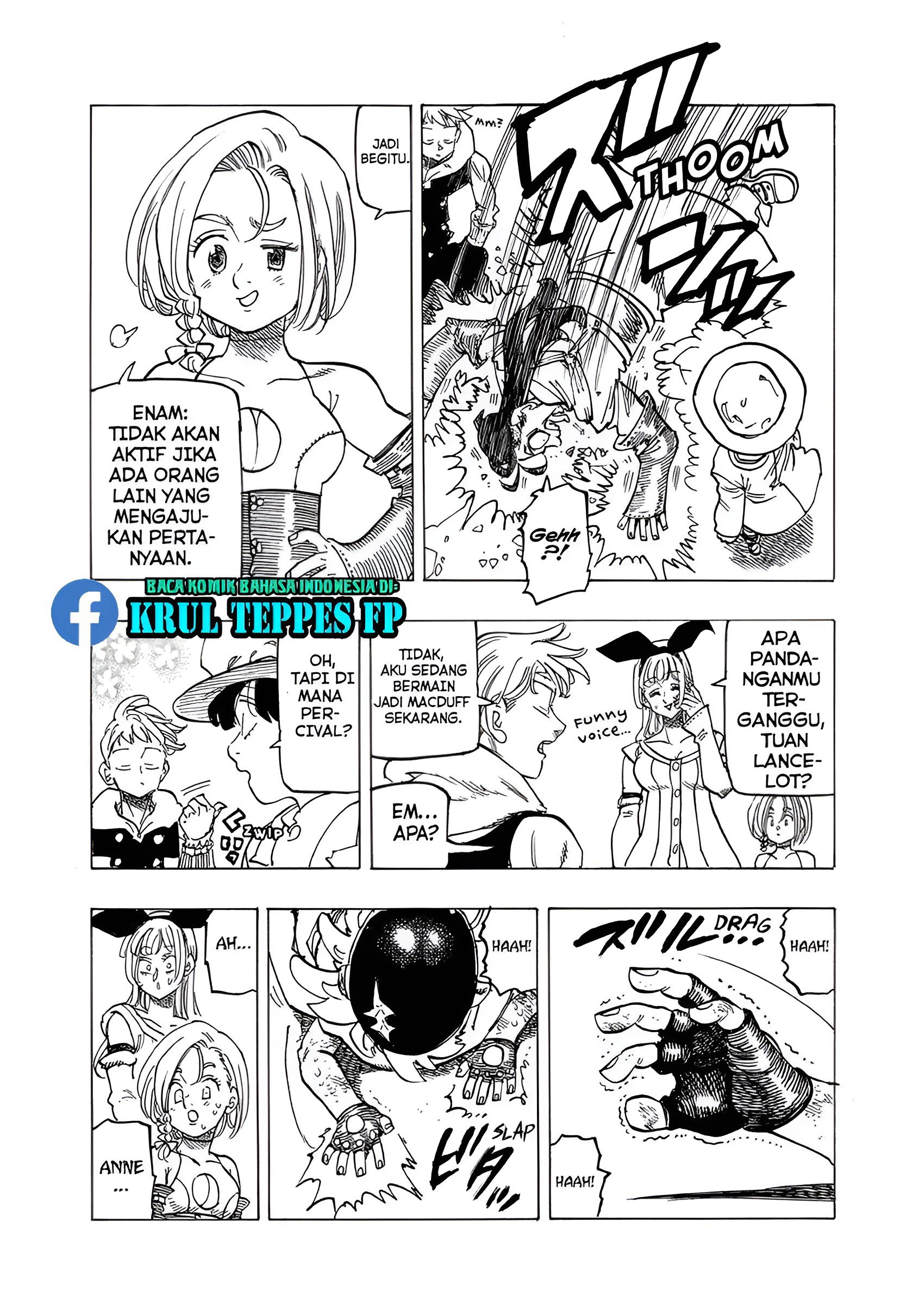 Halaman 21 dari Mokushiroku no Yonkishi Chapter 111