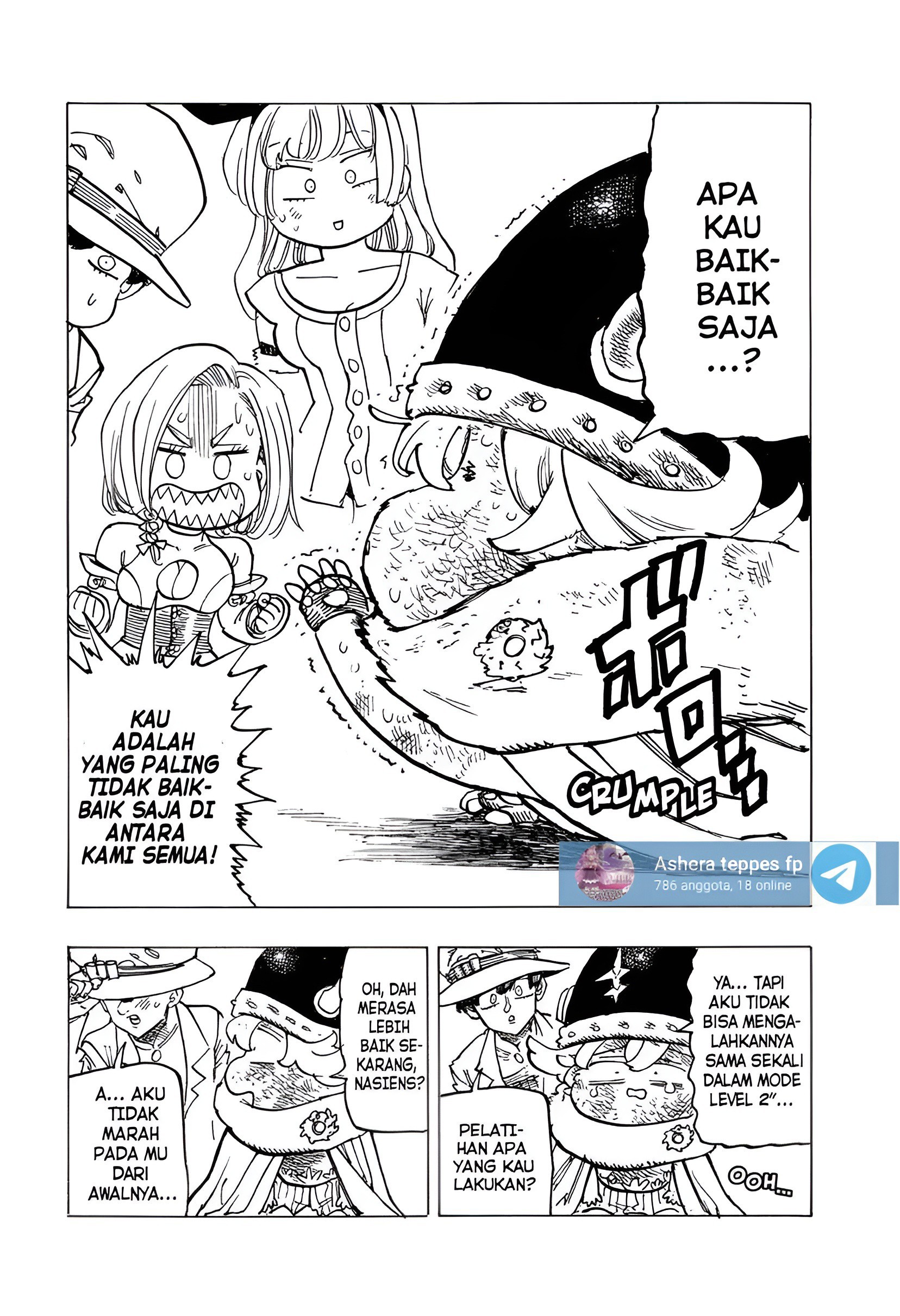 Halaman 22 dari Mokushiroku no Yonkishi Chapter 111