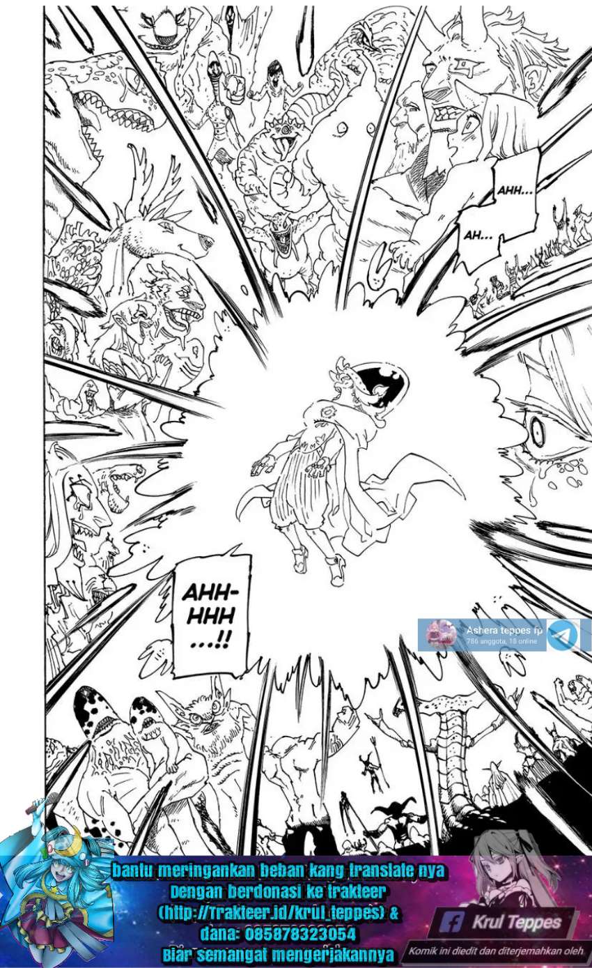 Halaman 15 dari Mokushiroku no Yonkishi Chapter 112