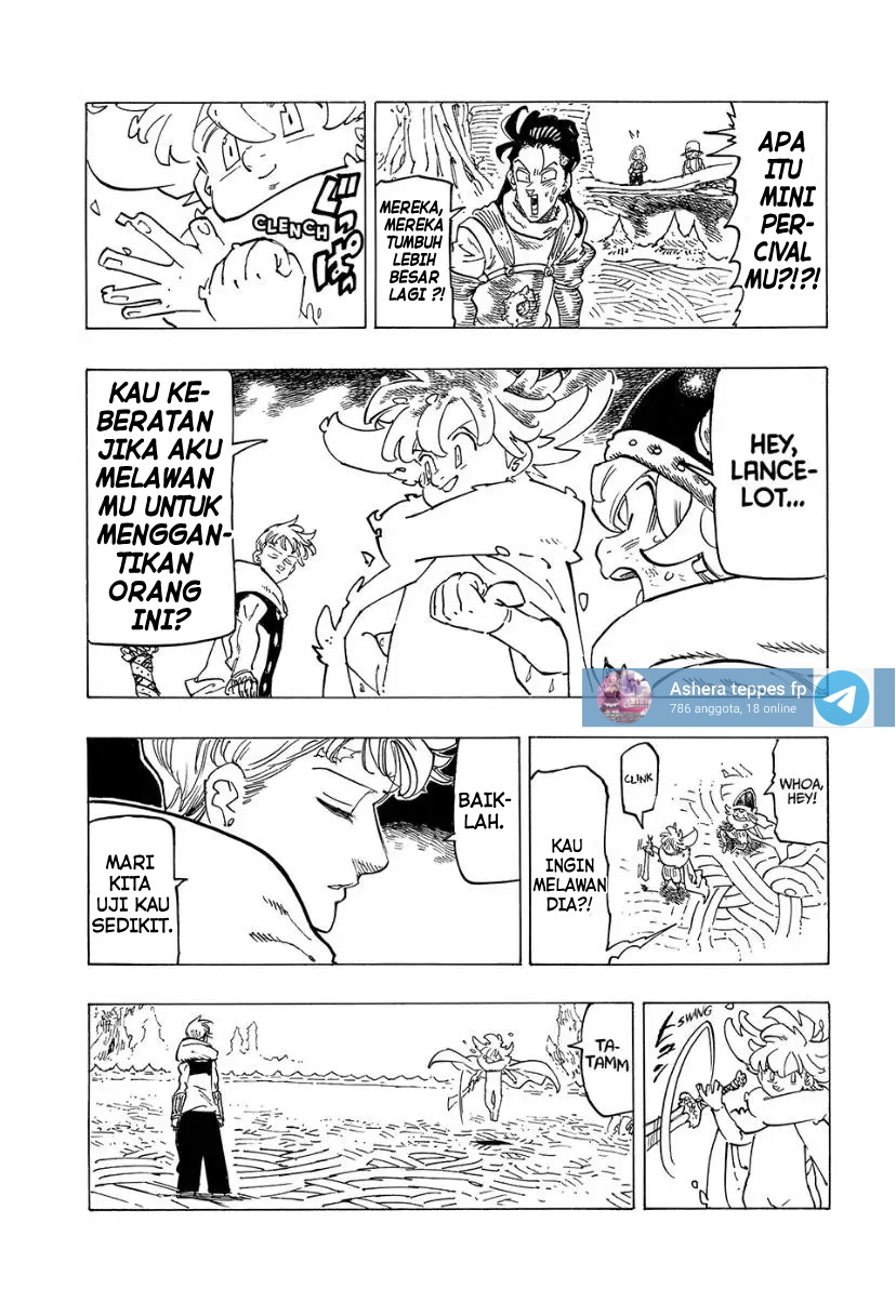 Halaman 18 dari Mokushiroku no Yonkishi Chapter 112