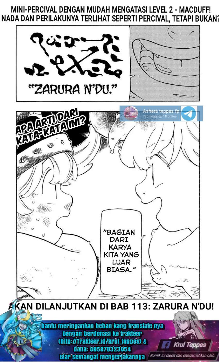 Halaman 21 dari Mokushiroku no Yonkishi Chapter 112