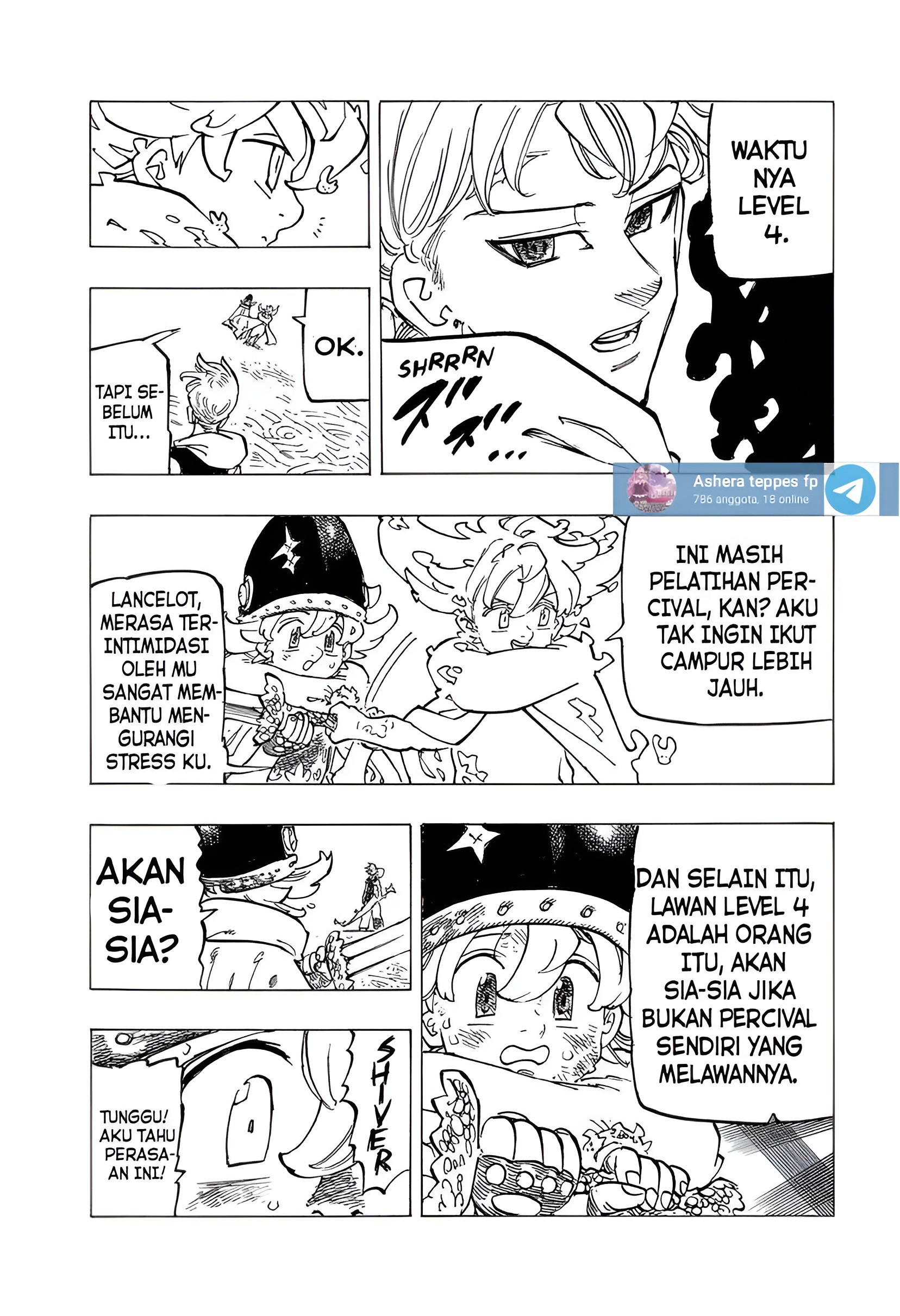 Halaman 12 dari Mokushiroku no Yonkishi Chapter 113