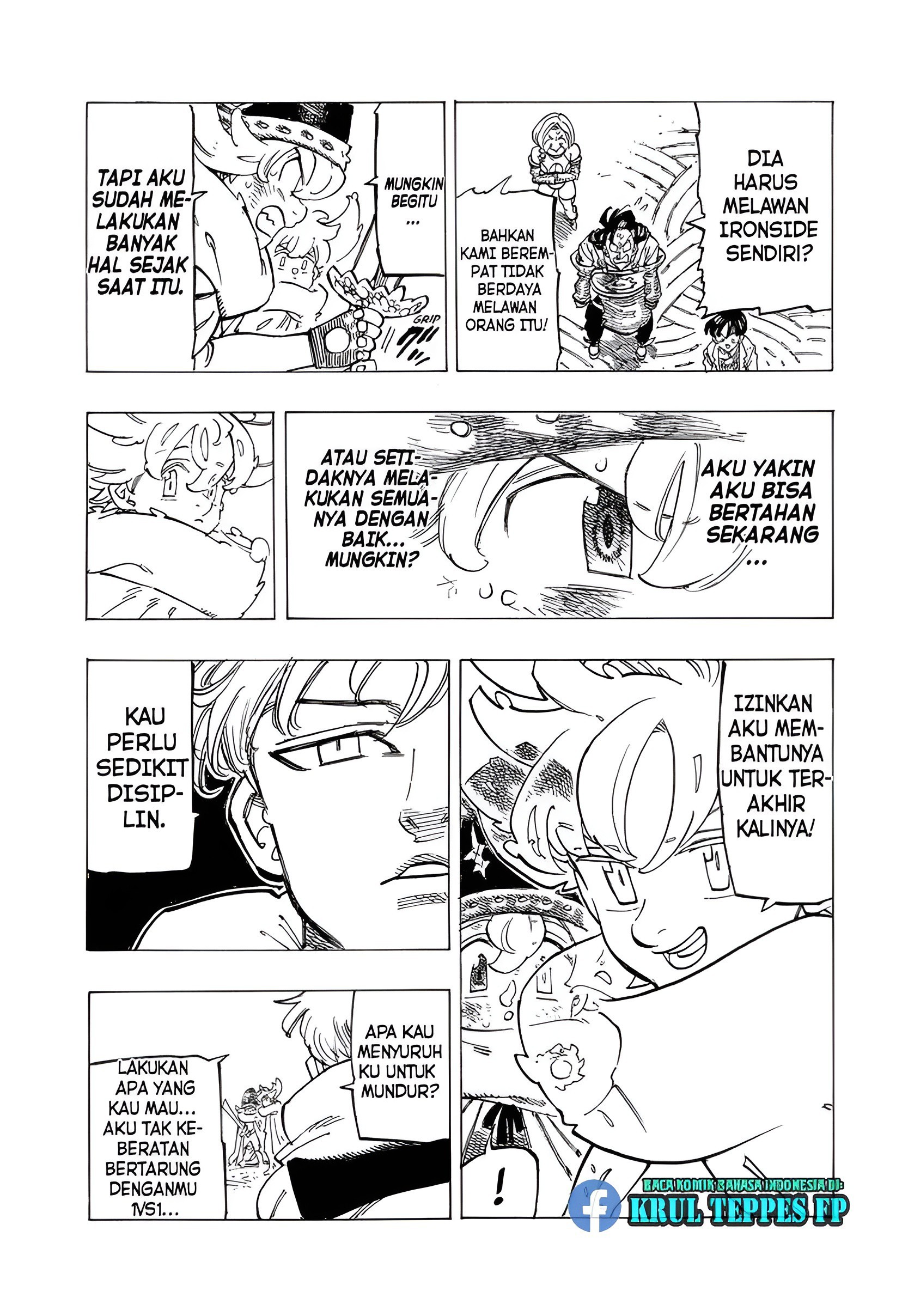Halaman 14 dari Mokushiroku no Yonkishi Chapter 113