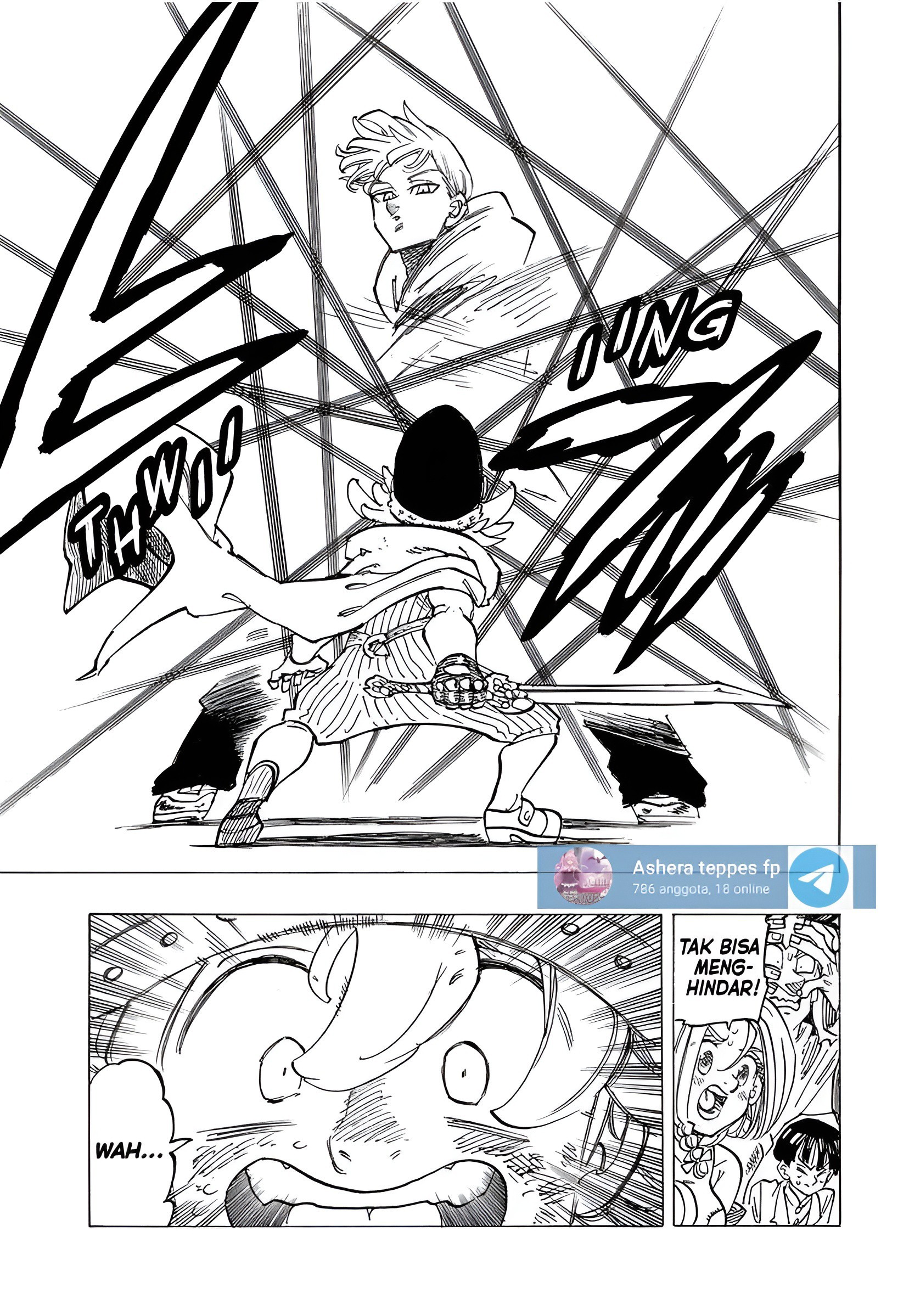 Halaman 18 dari Mokushiroku no Yonkishi Chapter 113