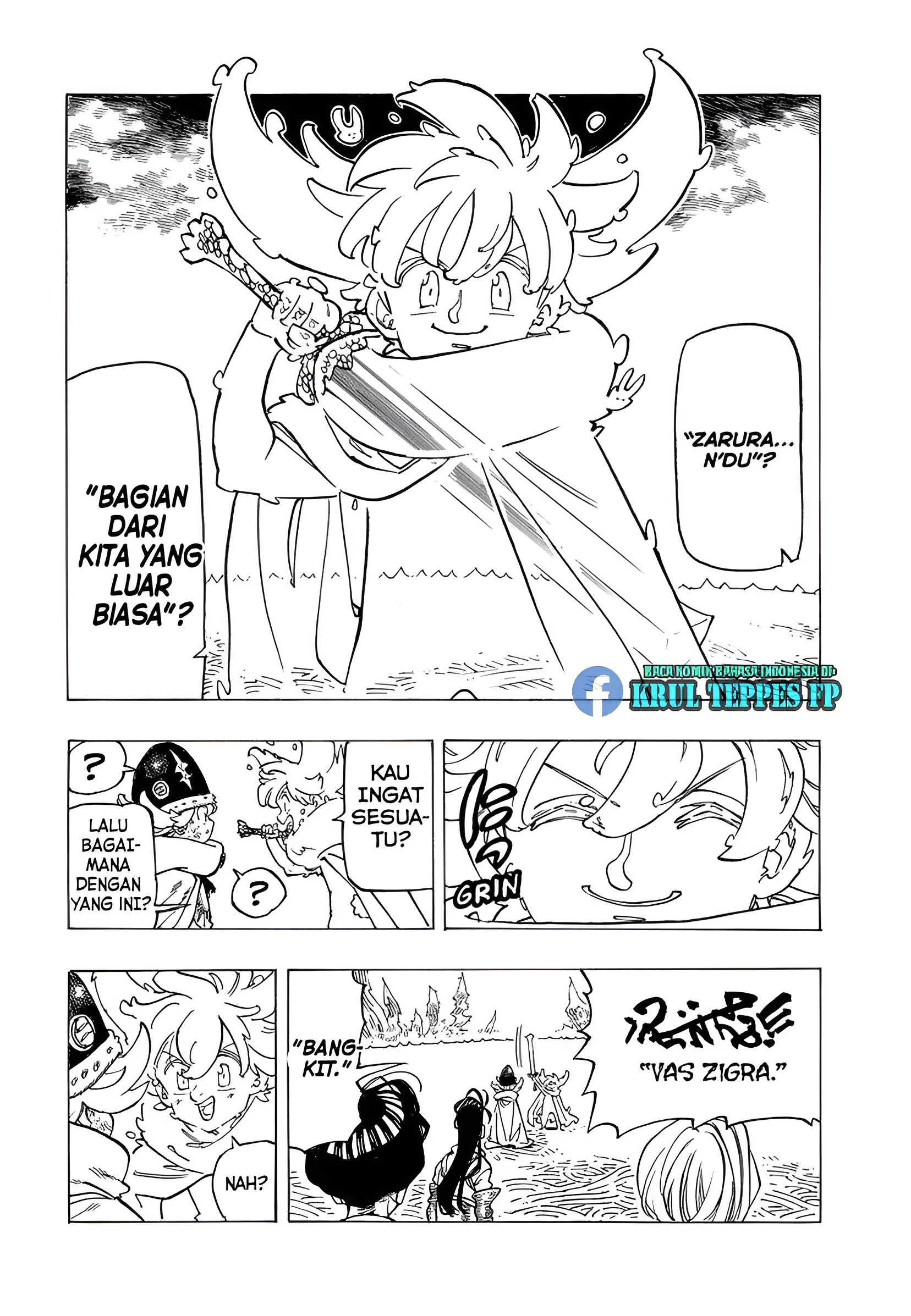 Halaman 5 dari Mokushiroku no Yonkishi Chapter 113