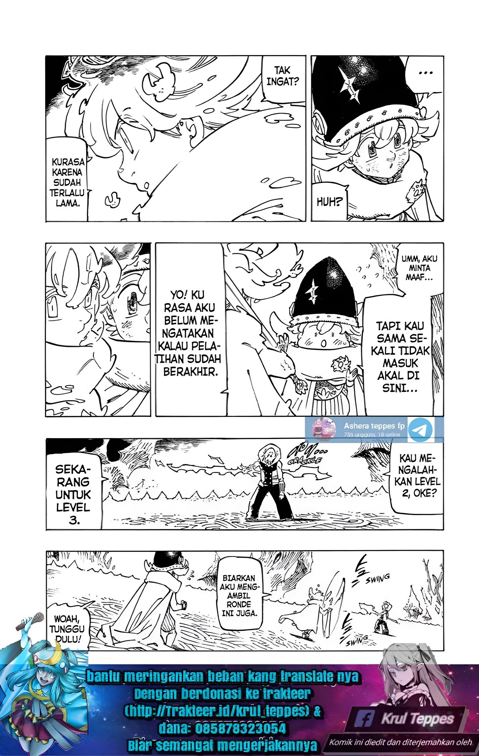 Halaman 6 dari Mokushiroku no Yonkishi Chapter 113