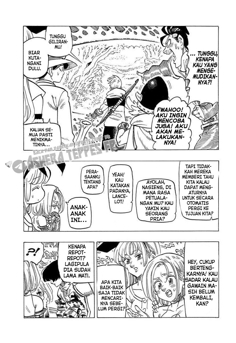 Halaman 10 dari Mokushiroku no Yonkishi Chapter 114