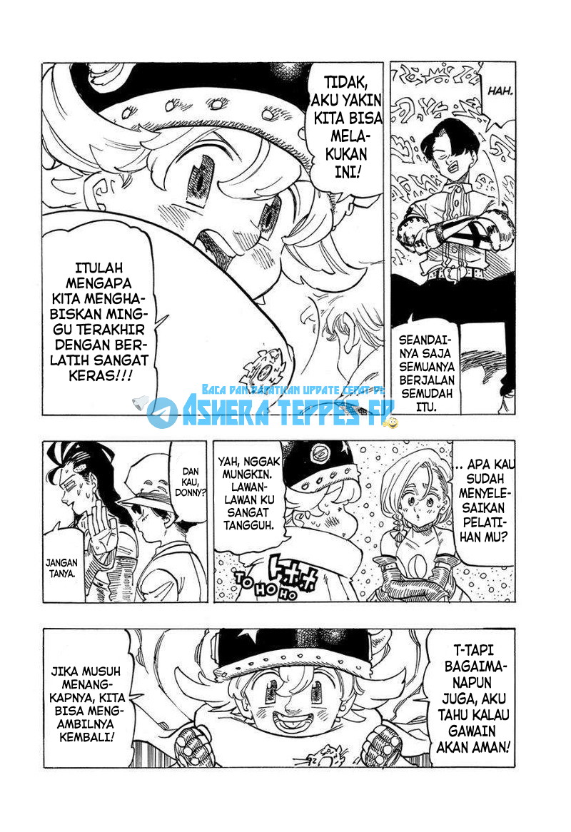 Halaman 13 dari Mokushiroku no Yonkishi Chapter 114