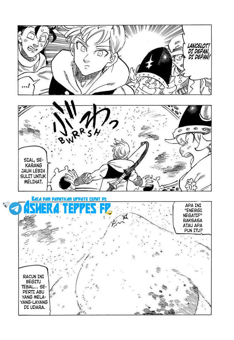 Halaman 15 dari Mokushiroku no Yonkishi Chapter 114