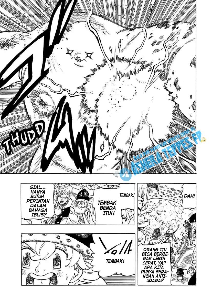 Halaman 10 dari Mokushiroku no Yonkishi Chapter 115