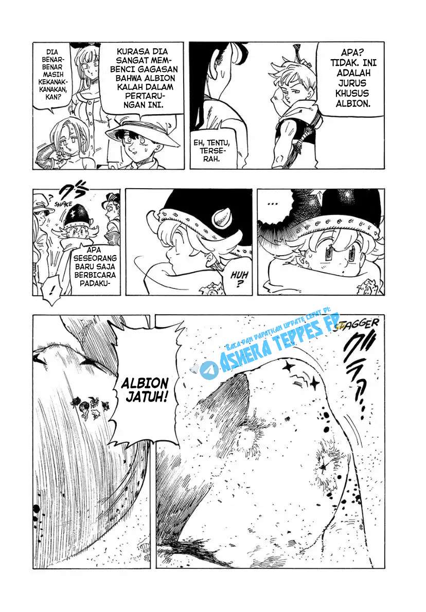 Halaman 19 dari Mokushiroku no Yonkishi Chapter 115