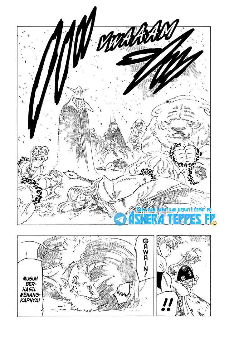 Halaman 10 dari Mokushiroku no Yonkishi Chapter 116