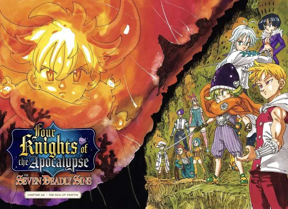 Halaman 2 dari Mokushiroku no Yonkishi Chapter 116