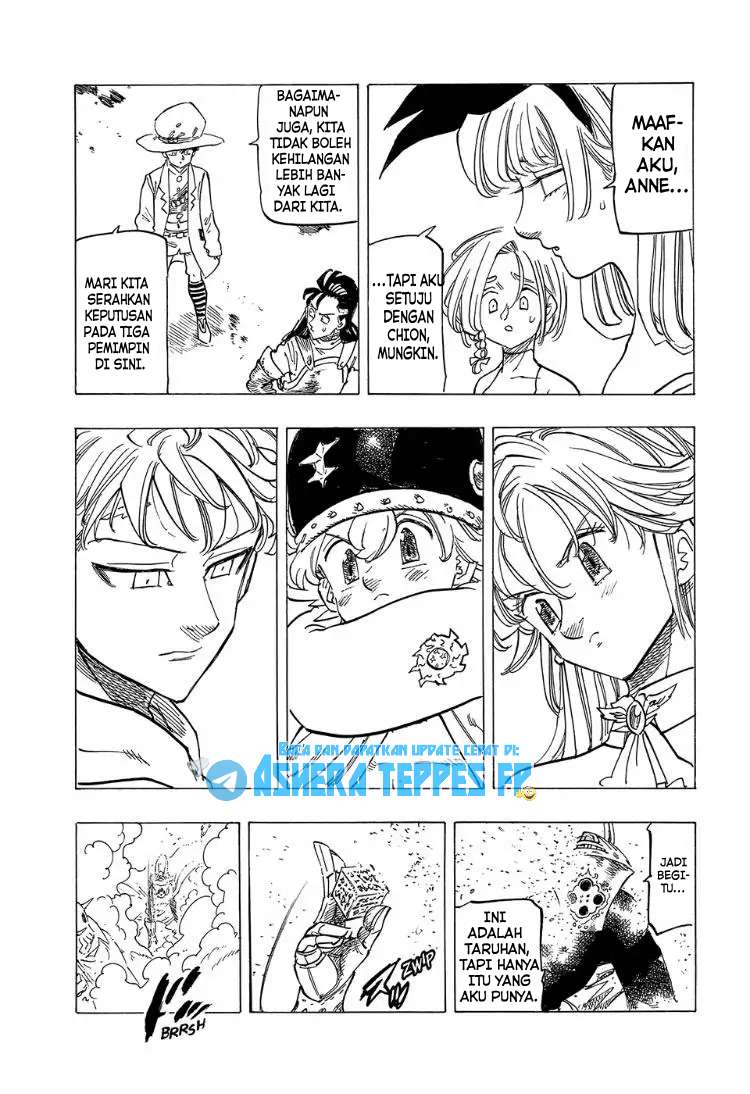 Halaman 9 dari Mokushiroku no Yonkishi Chapter 116