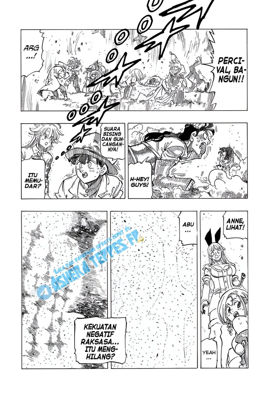 Halaman 18 dari Mokushiroku no Yonkishi Chapter 117