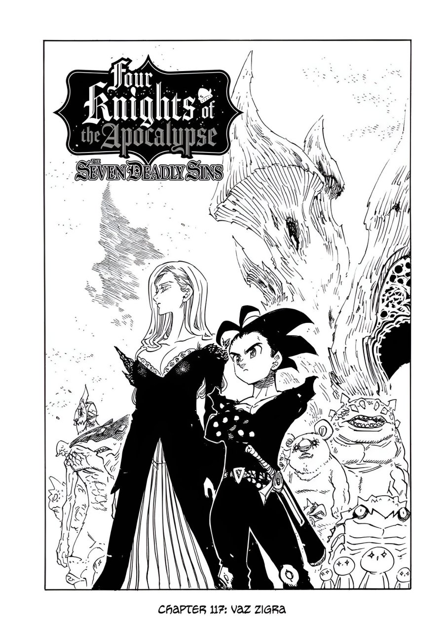 Halaman 2 dari Mokushiroku no Yonkishi Chapter 117