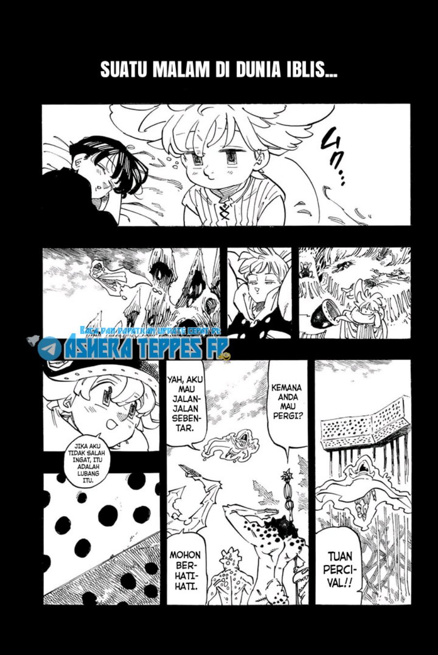 Halaman 24 dari Mokushiroku no Yonkishi Chapter 117