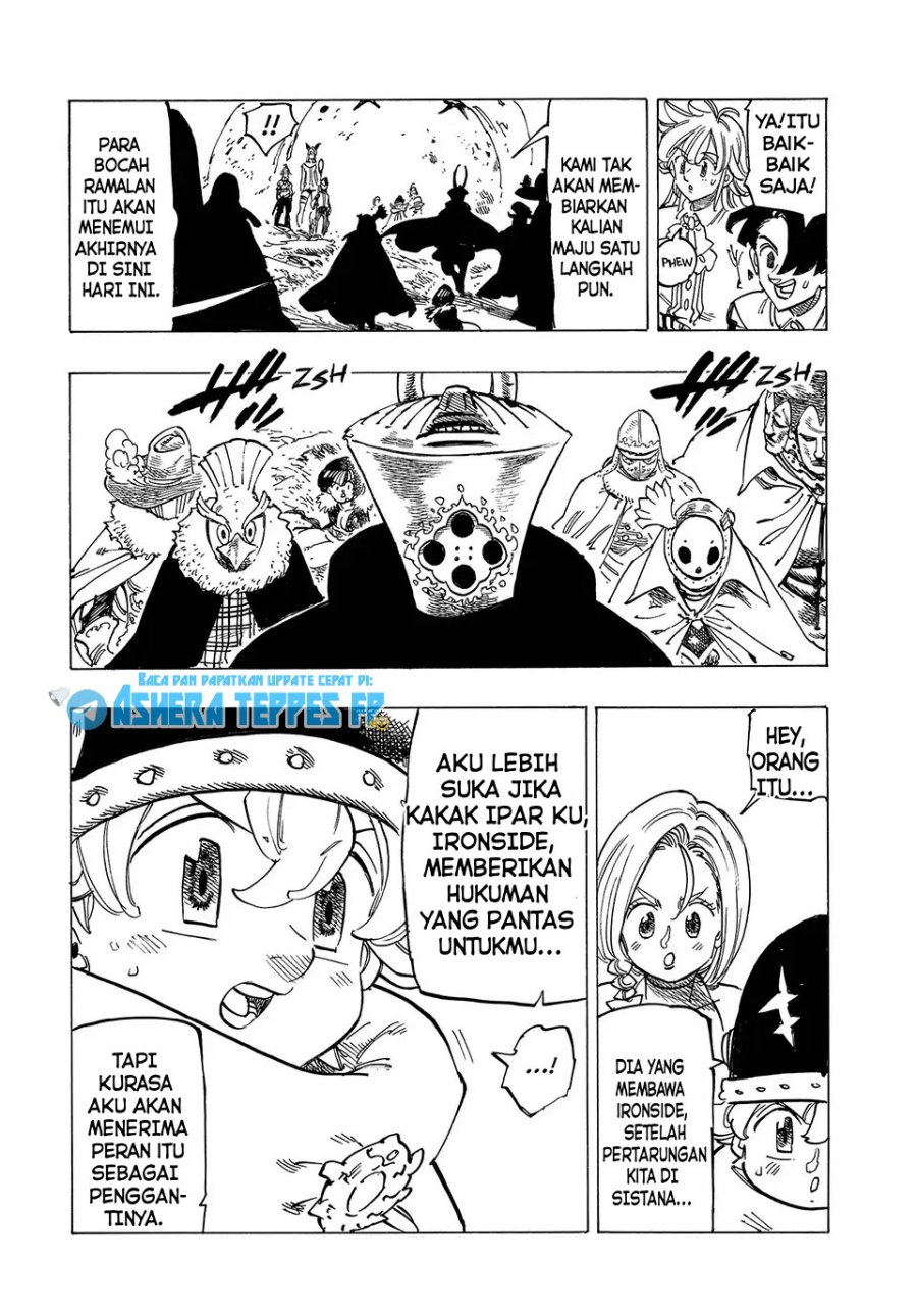 Halaman 13 dari Mokushiroku no Yonkishi Chapter 118