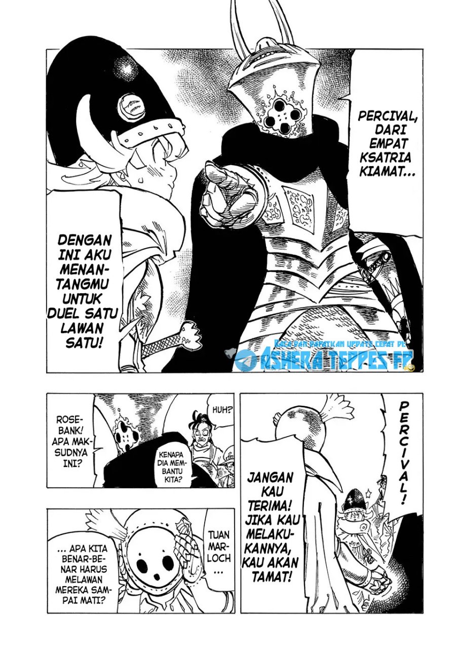 Halaman 14 dari Mokushiroku no Yonkishi Chapter 118