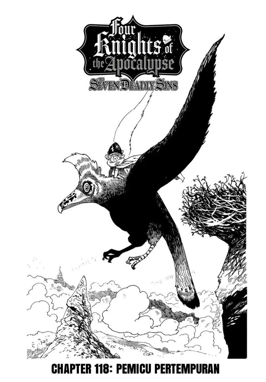 Halaman 2 dari Mokushiroku no Yonkishi Chapter 118