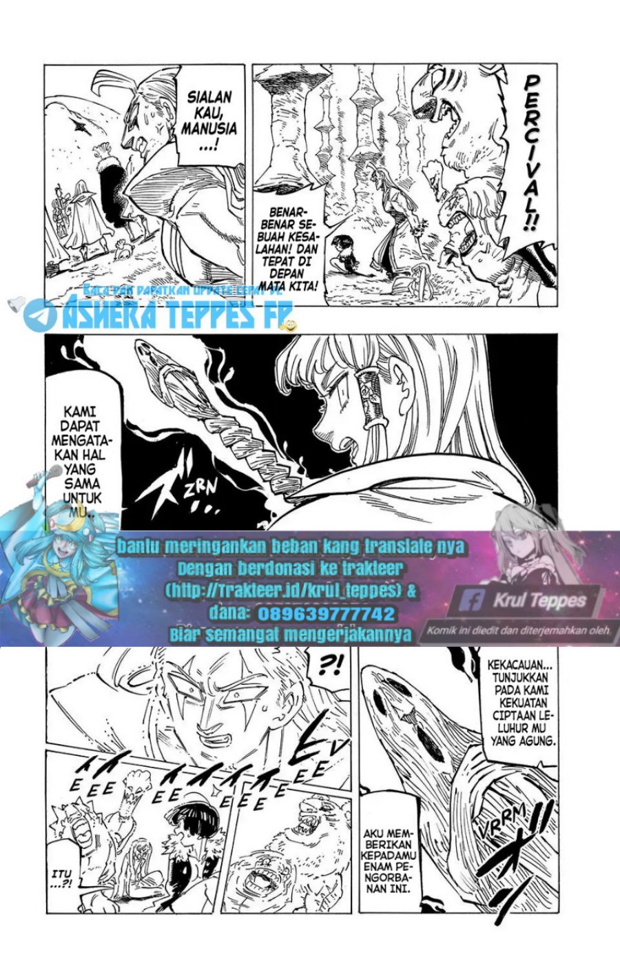 Halaman 11 dari Mokushiroku no Yonkishi Chapter 119