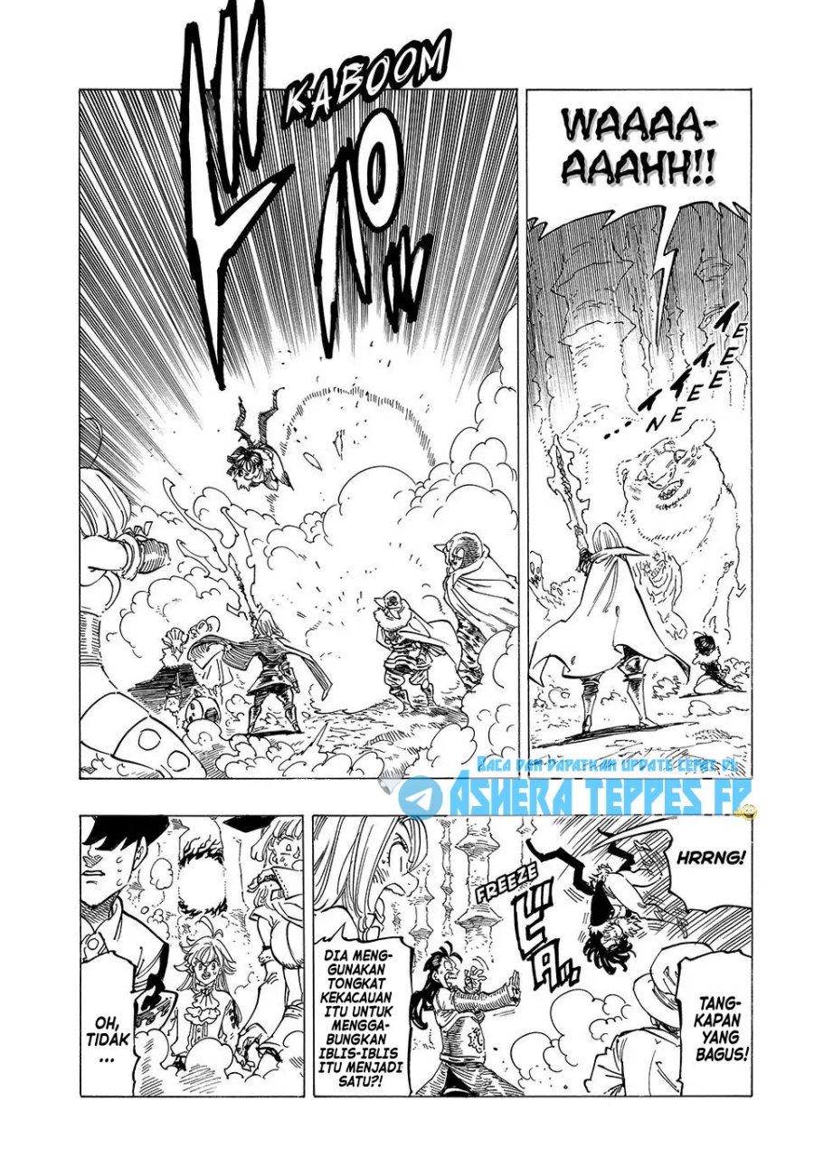Halaman 12 dari Mokushiroku no Yonkishi Chapter 119