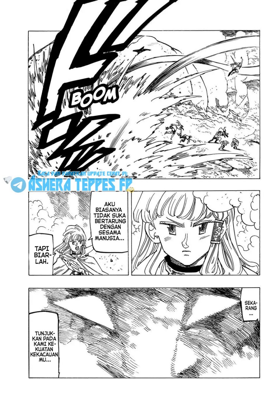Halaman 14 dari Mokushiroku no Yonkishi Chapter 119
