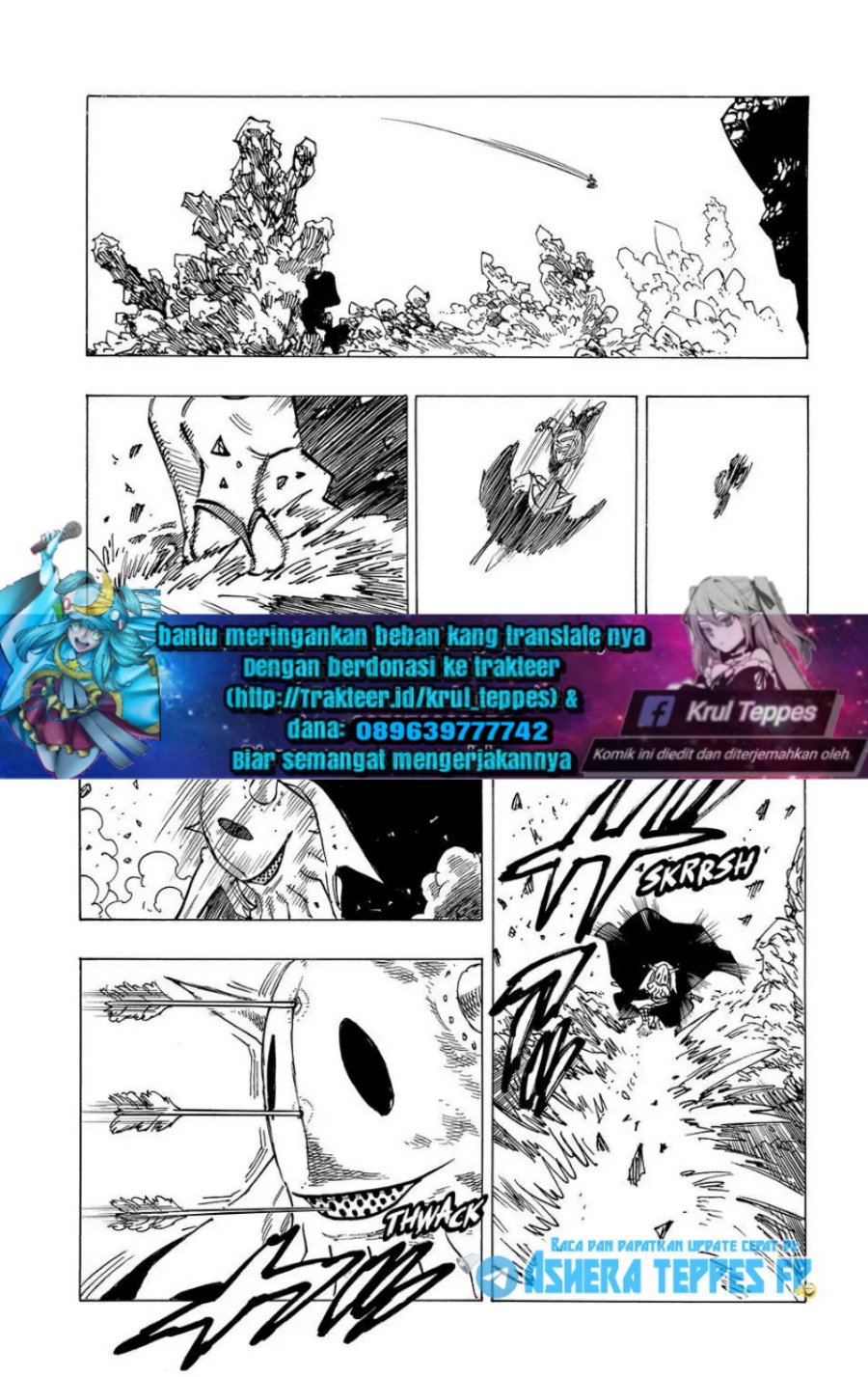 Halaman 16 dari Mokushiroku no Yonkishi Chapter 119
