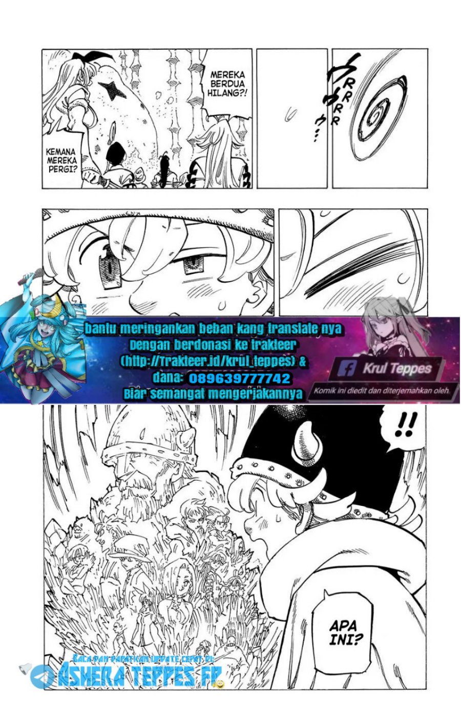 Halaman 6 dari Mokushiroku no Yonkishi Chapter 119