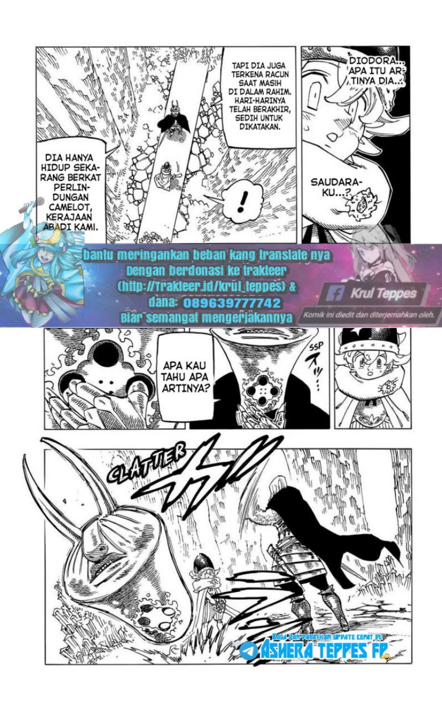 Halaman 10 dari Mokushiroku no Yonkishi Chapter 120