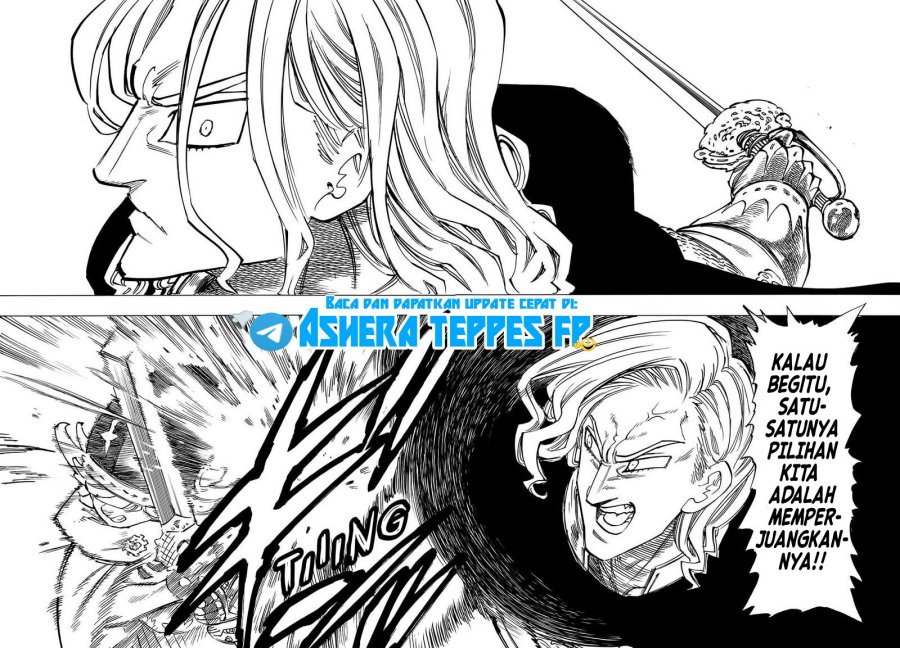 Halaman 13 dari Mokushiroku no Yonkishi Chapter 120