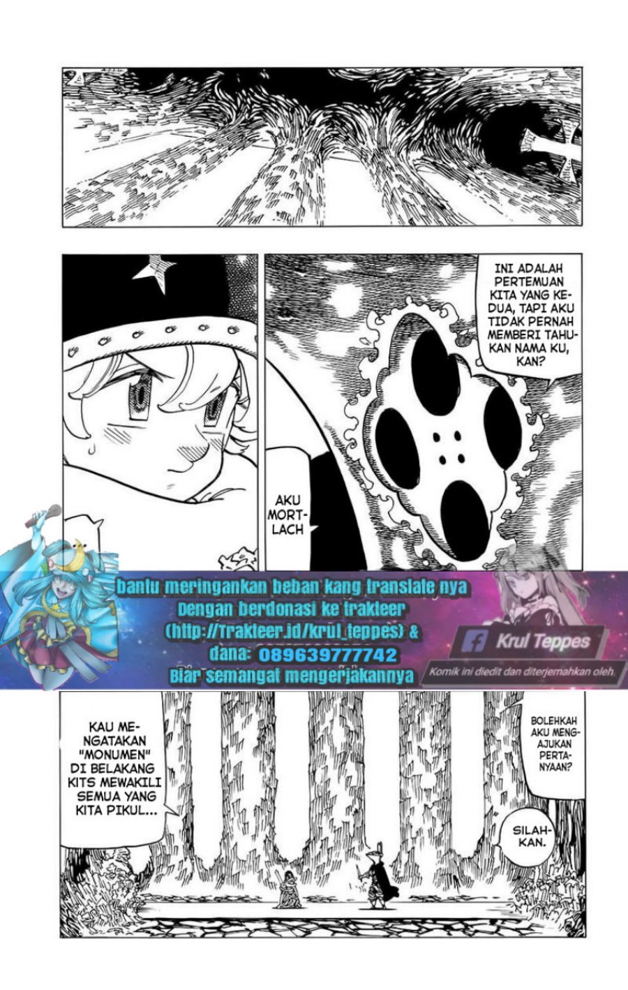 Halaman 6 dari Mokushiroku no Yonkishi Chapter 120