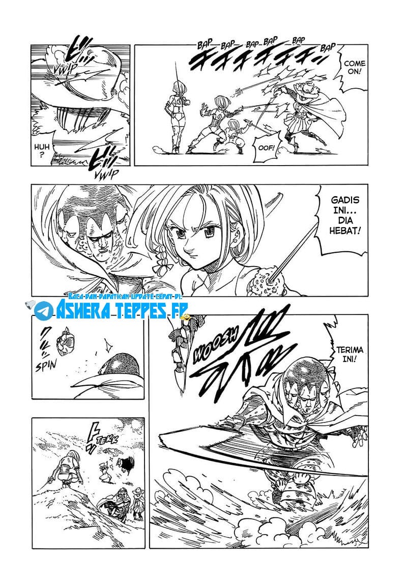 Halaman 13 dari Mokushiroku no Yonkishi Chapter 121