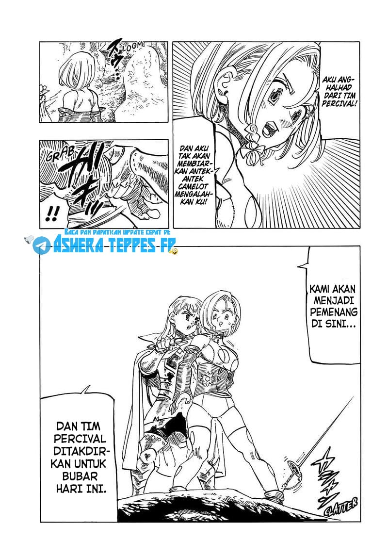 Halaman 14 dari Mokushiroku no Yonkishi Chapter 121