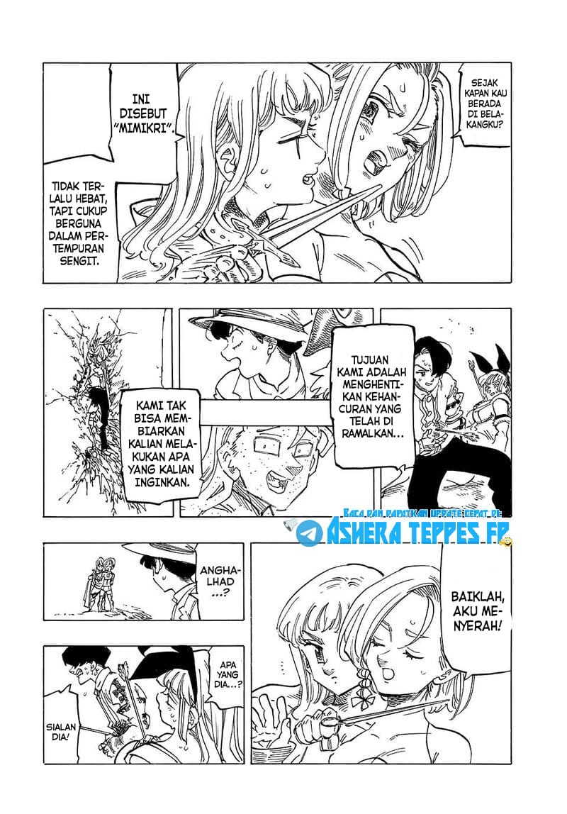 Halaman 15 dari Mokushiroku no Yonkishi Chapter 121