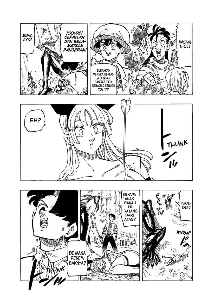 Halaman 8 dari Mokushiroku no Yonkishi Chapter 121