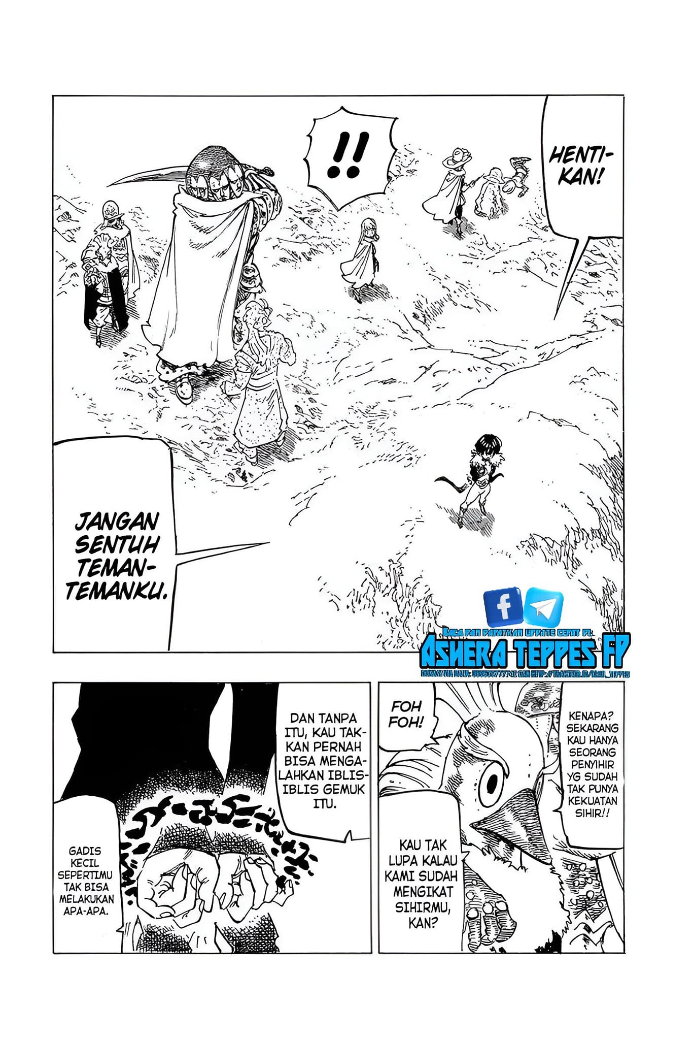 Halaman 13 dari Mokushiroku no Yonkishi Chapter 122