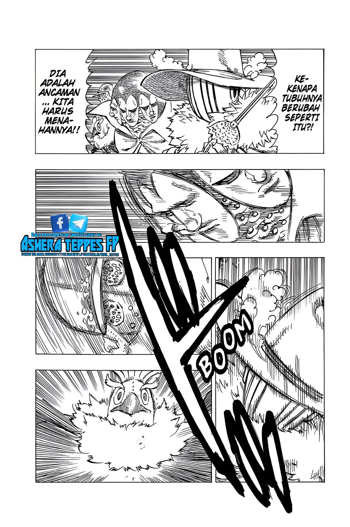 Halaman 16 dari Mokushiroku no Yonkishi Chapter 122