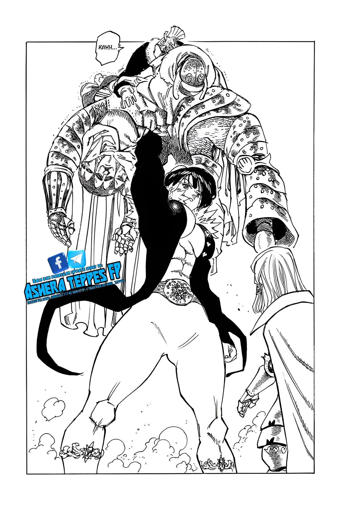 Halaman 17 dari Mokushiroku no Yonkishi Chapter 122