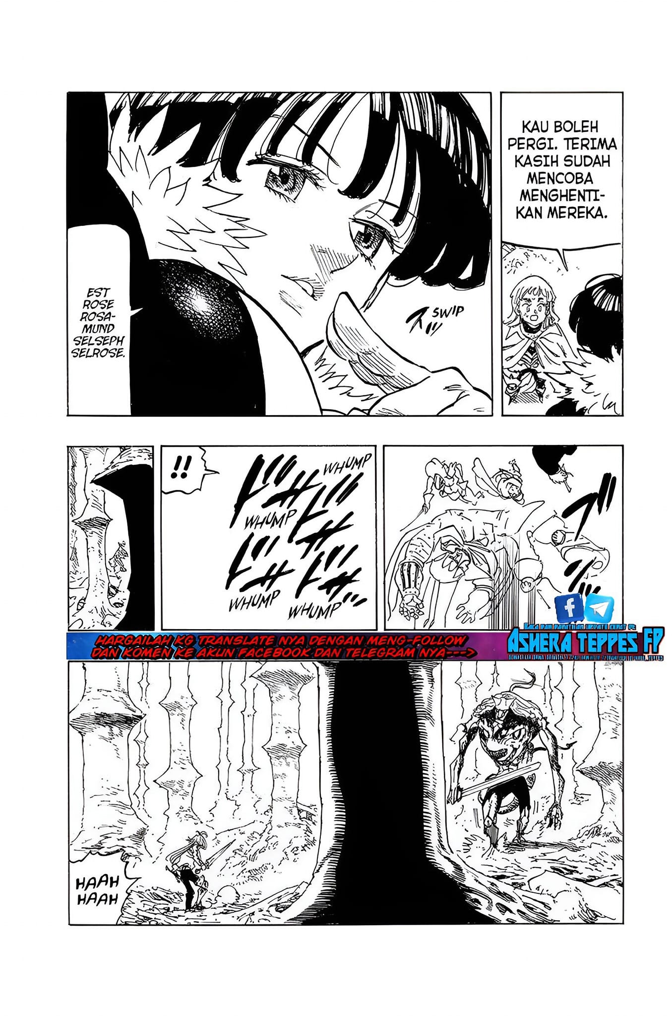 Halaman 18 dari Mokushiroku no Yonkishi Chapter 122