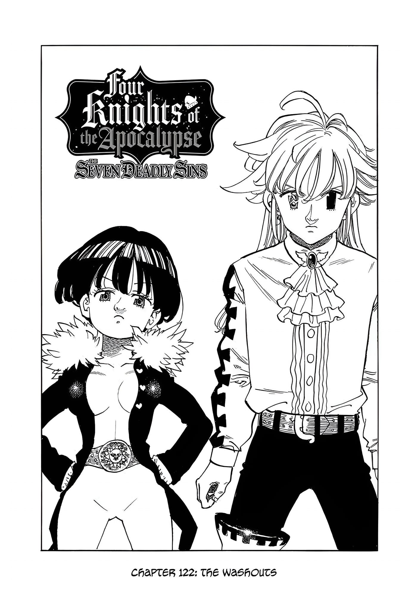 Halaman 2 dari Mokushiroku no Yonkishi Chapter 122