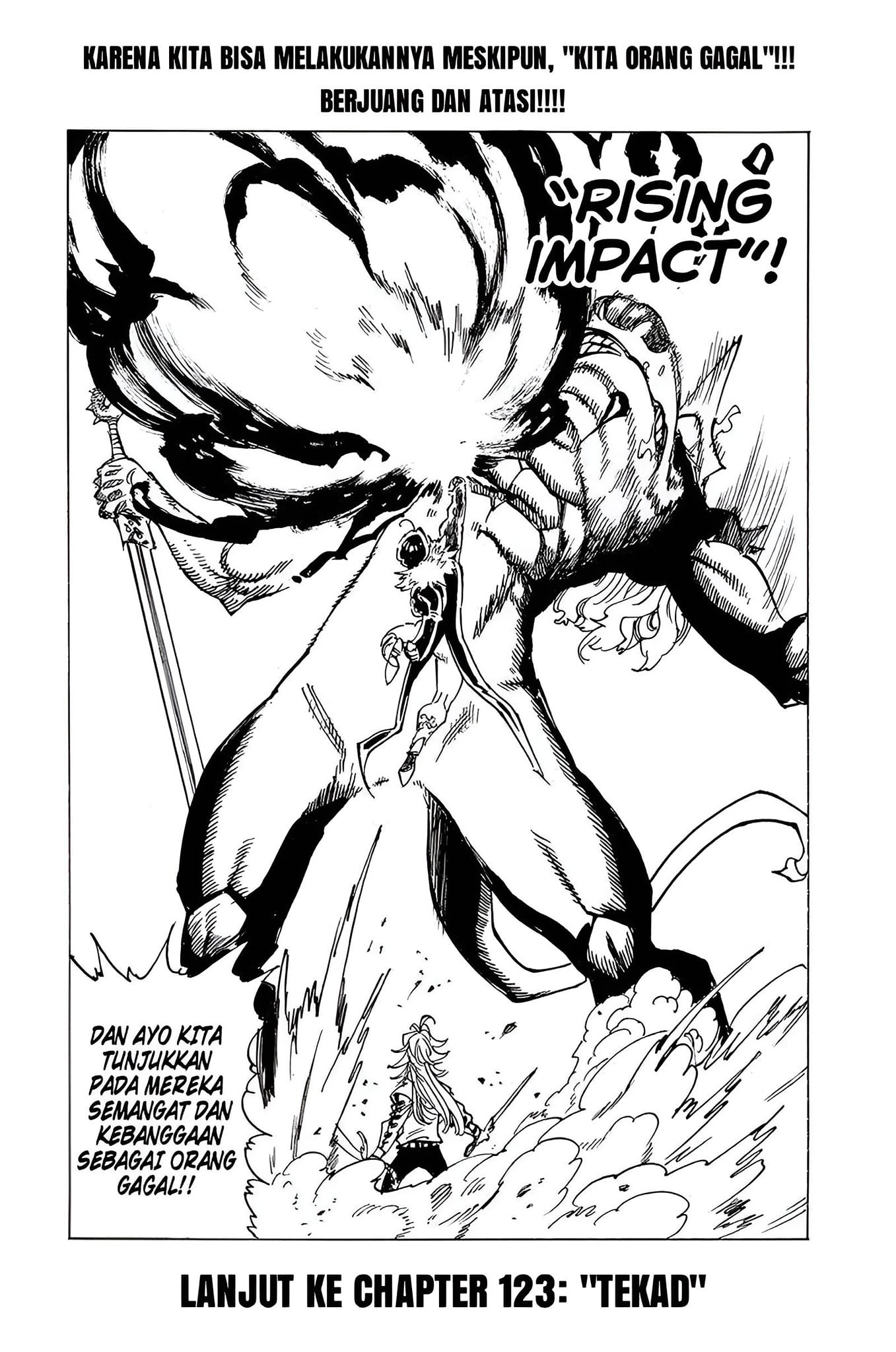Halaman 21 dari Mokushiroku no Yonkishi Chapter 122