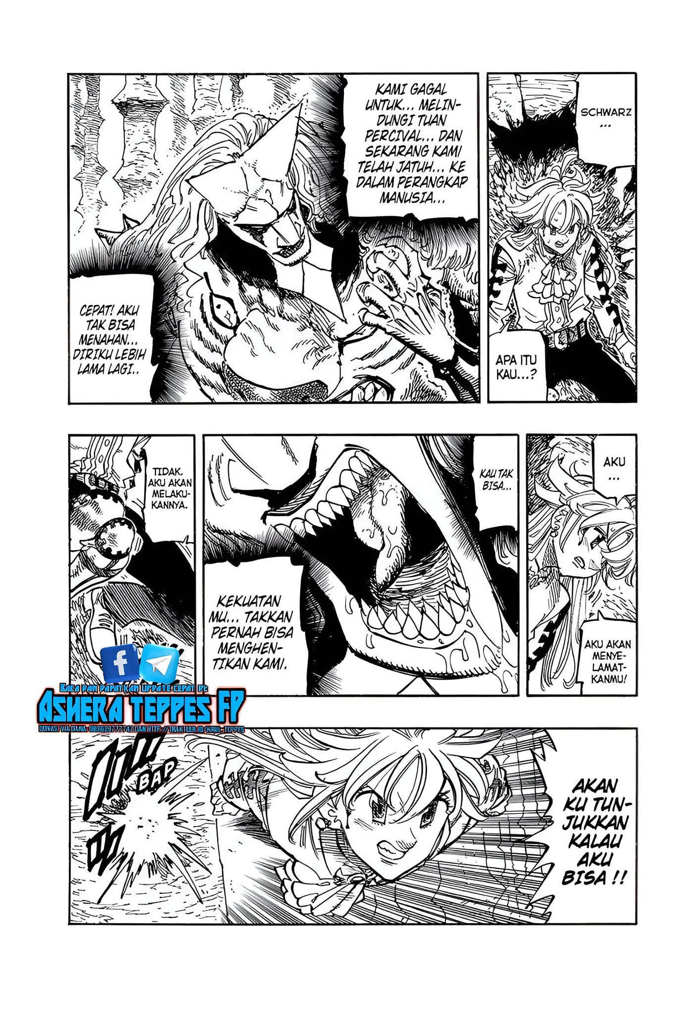 Halaman 4 dari Mokushiroku no Yonkishi Chapter 122