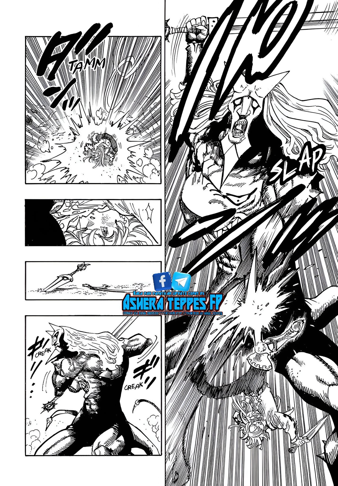 Halaman 5 dari Mokushiroku no Yonkishi Chapter 122