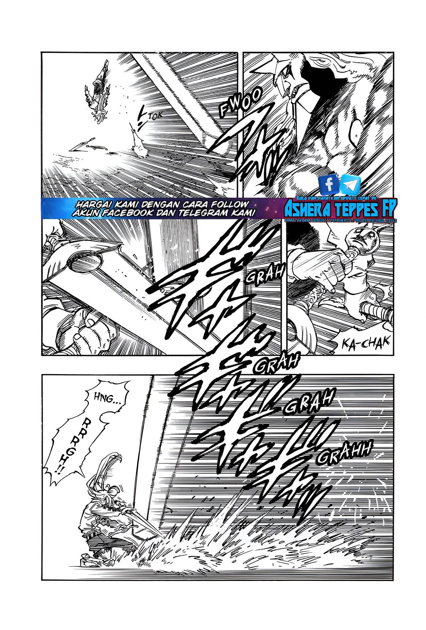 Halaman 6 dari Mokushiroku no Yonkishi Chapter 122