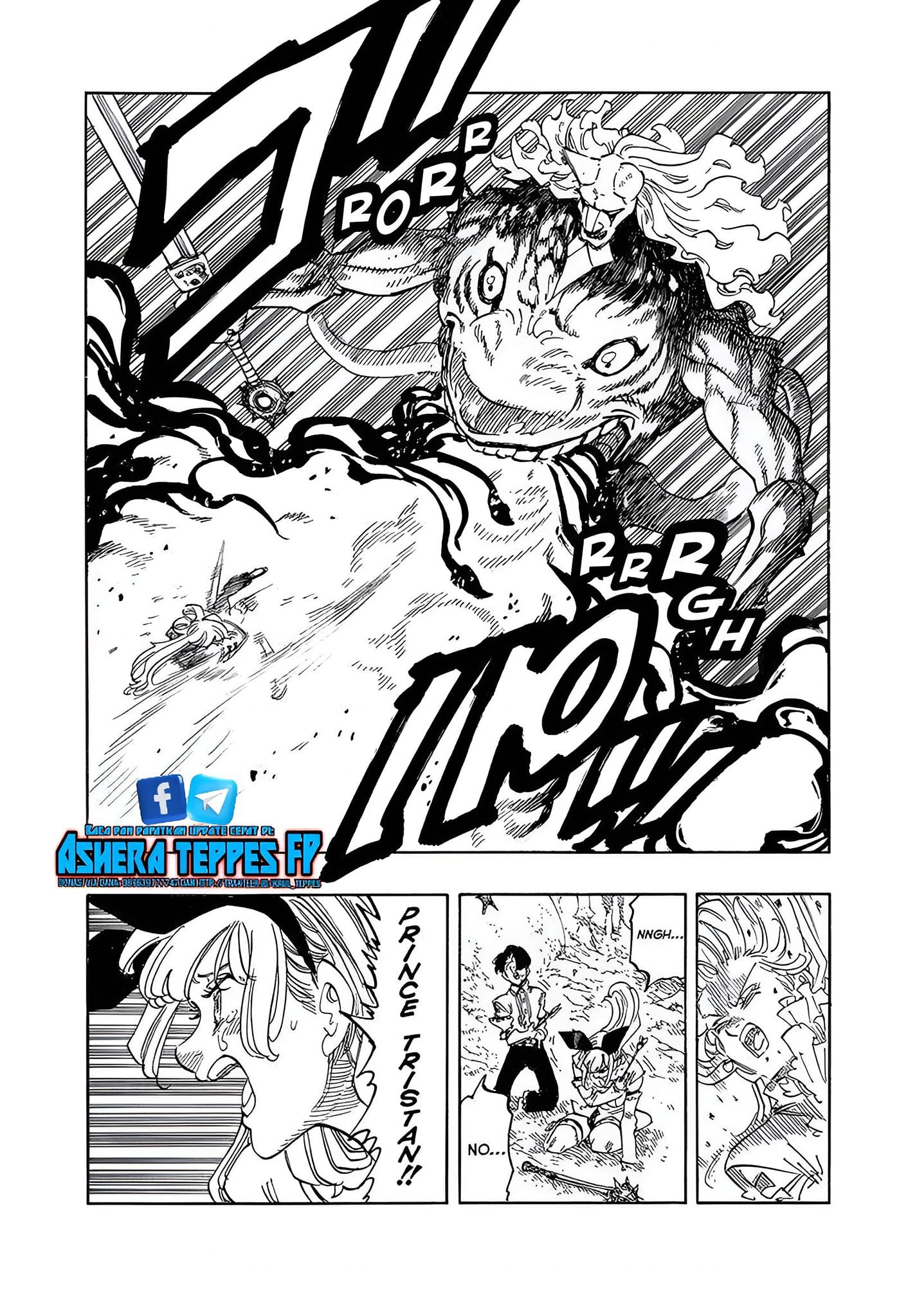 Halaman 8 dari Mokushiroku no Yonkishi Chapter 122