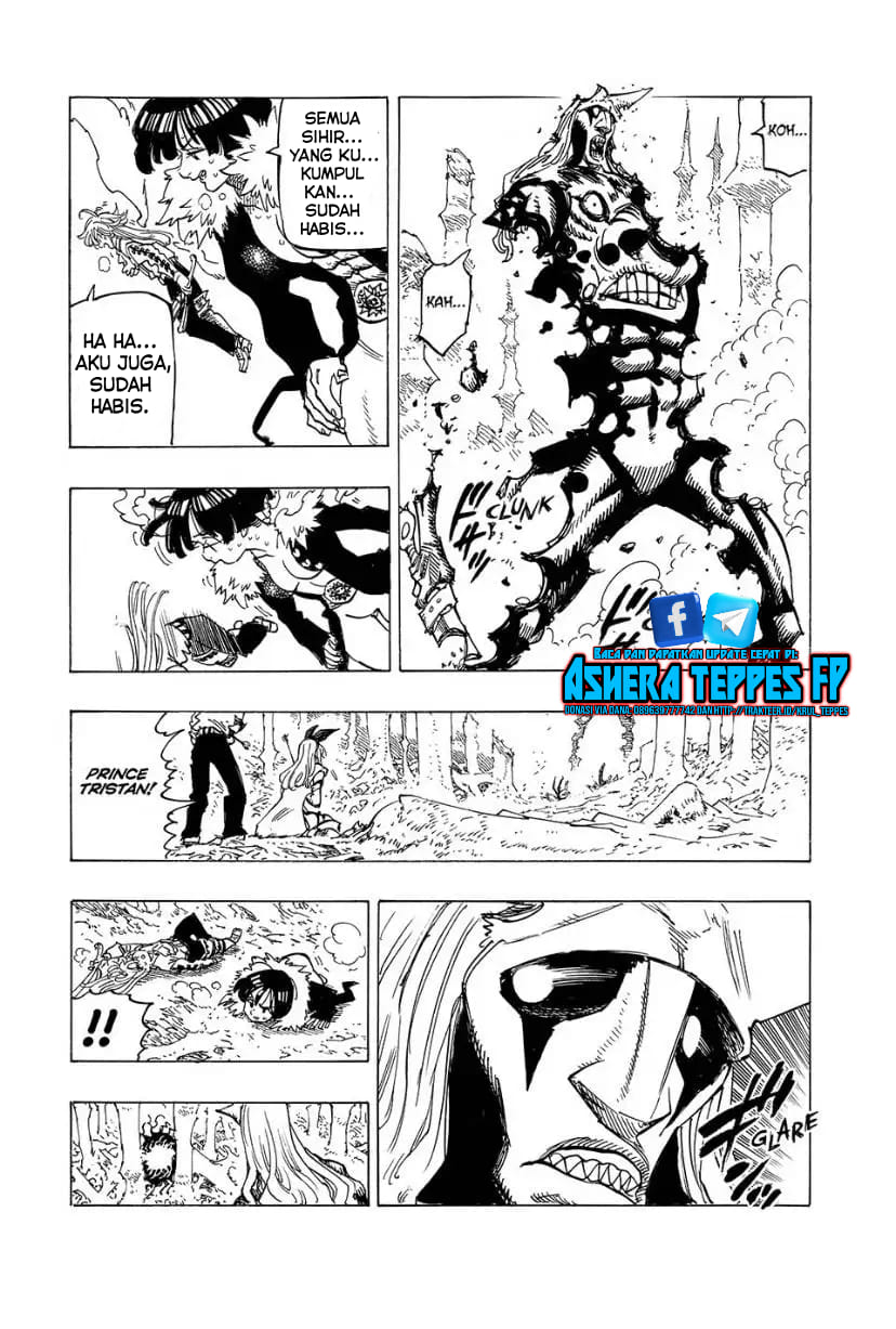 Halaman 16 dari Mokushiroku no Yonkishi Chapter 123