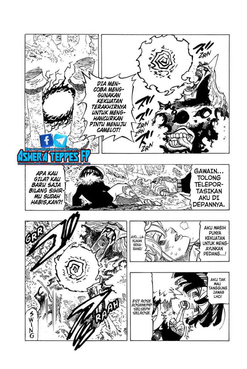 Halaman 17 dari Mokushiroku no Yonkishi Chapter 123